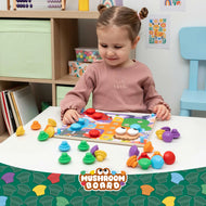 Mosaico de Madera con 32 botones y 25 plantillas