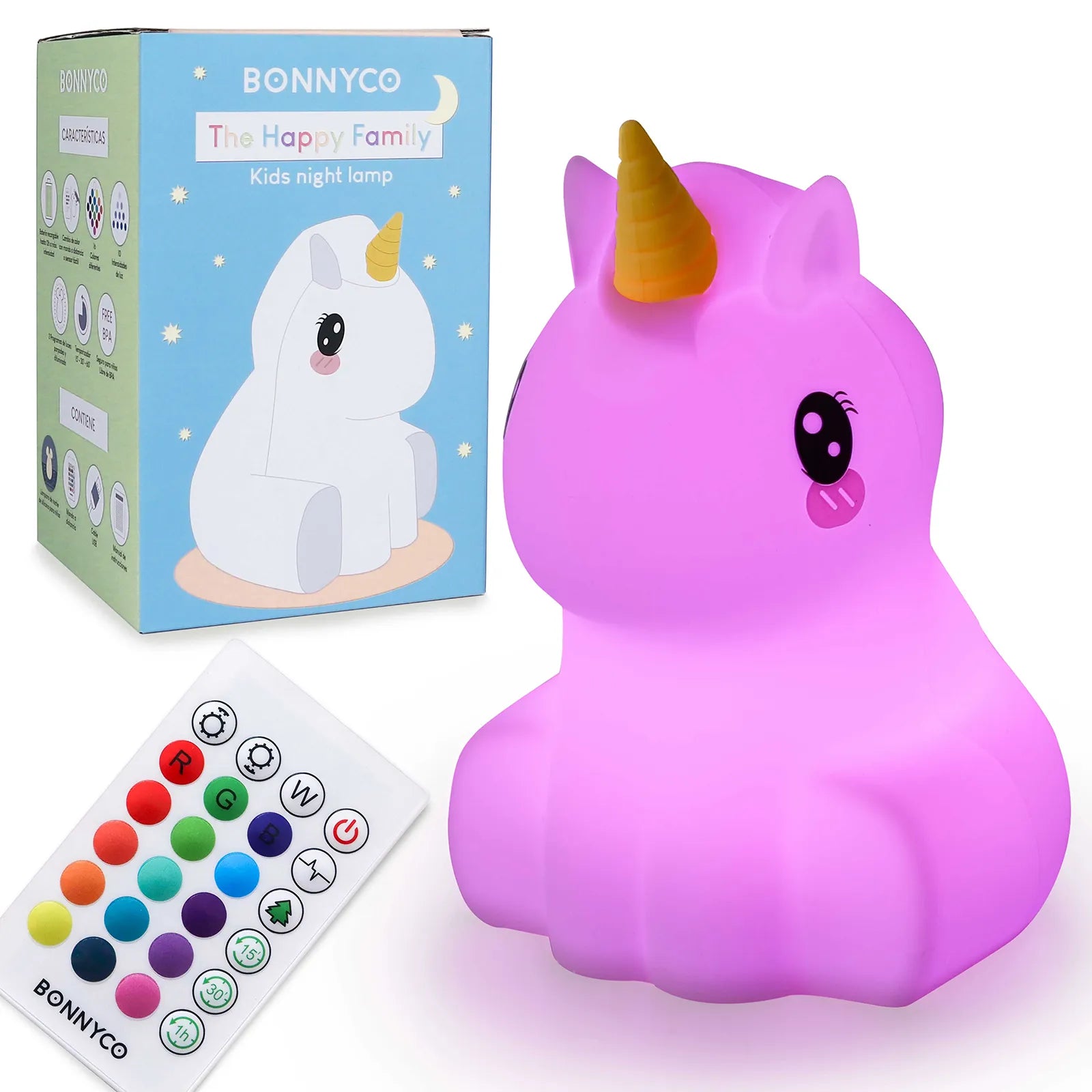 Luz Quitamiedos Bebés Little Lovely Unicornio Bebé rosa · A Little
