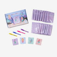 Cuadernos con Rotuladores de Tinta Invisible y Luz UV - Sirenas