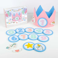 Corona de Cumpleaños - Unicornios