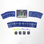 Cuadernos con Bolígrafos de Tinta Invisible y Luz UV - Espacio