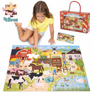 Puzzle XXL de 48 piezas - Granja