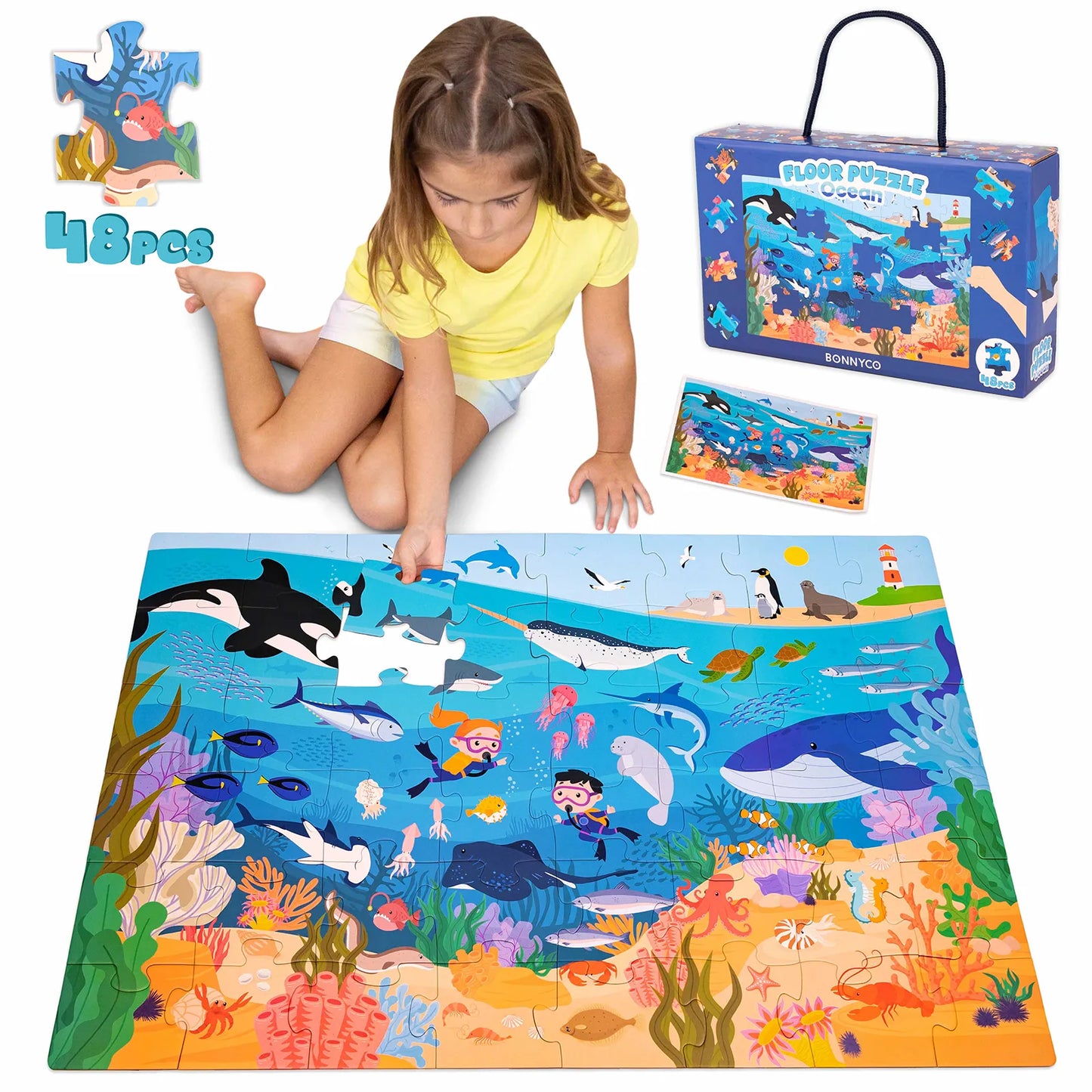 Puzzle XXL de 48 piezas - Océano