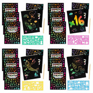 Cuadernos para Rascar con Plantillas