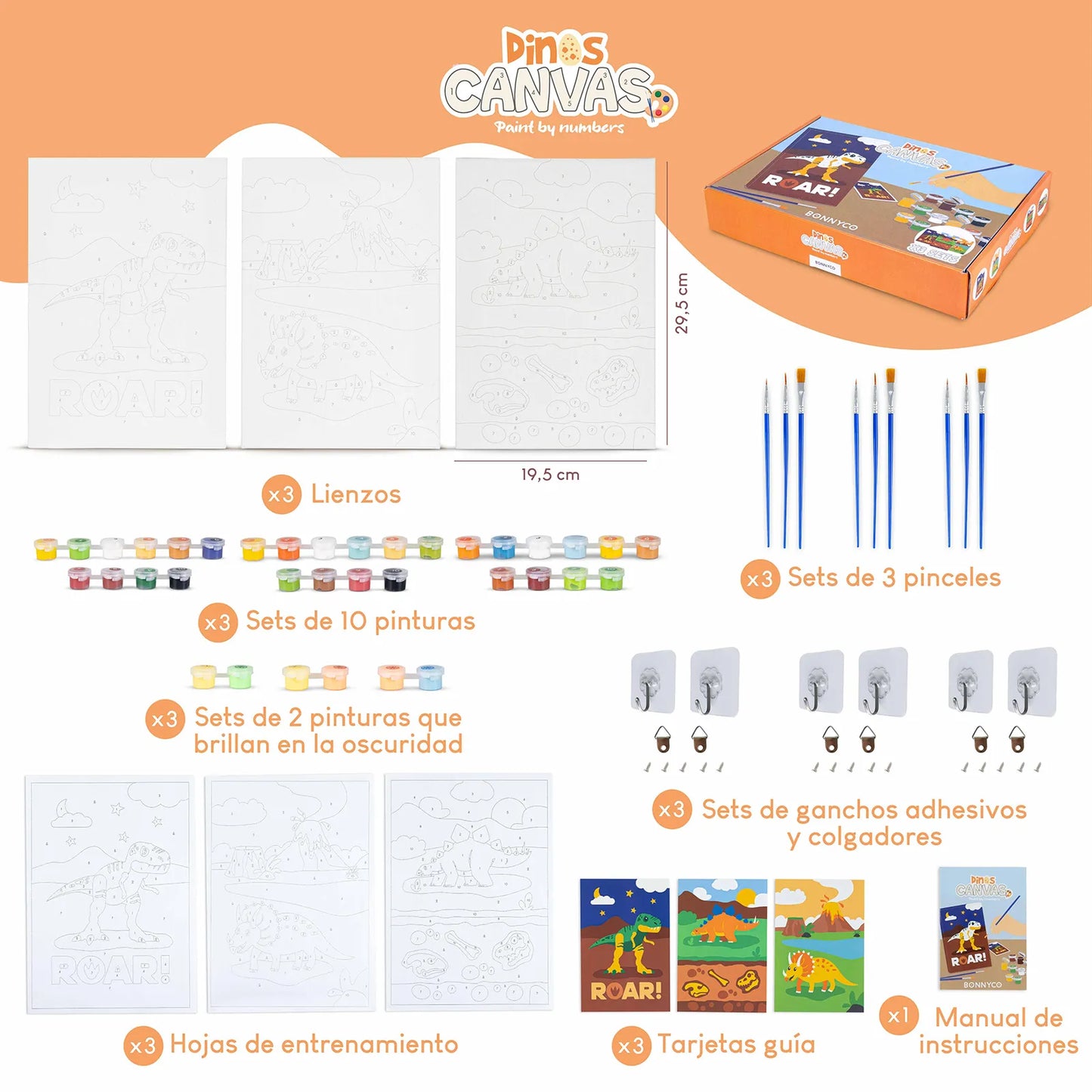 Pintar por Números - Dinosaurios