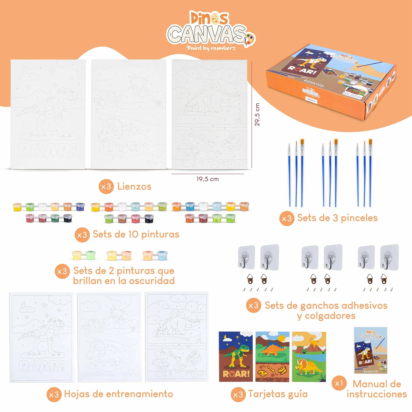 Pintar por Números - Dinosaurios