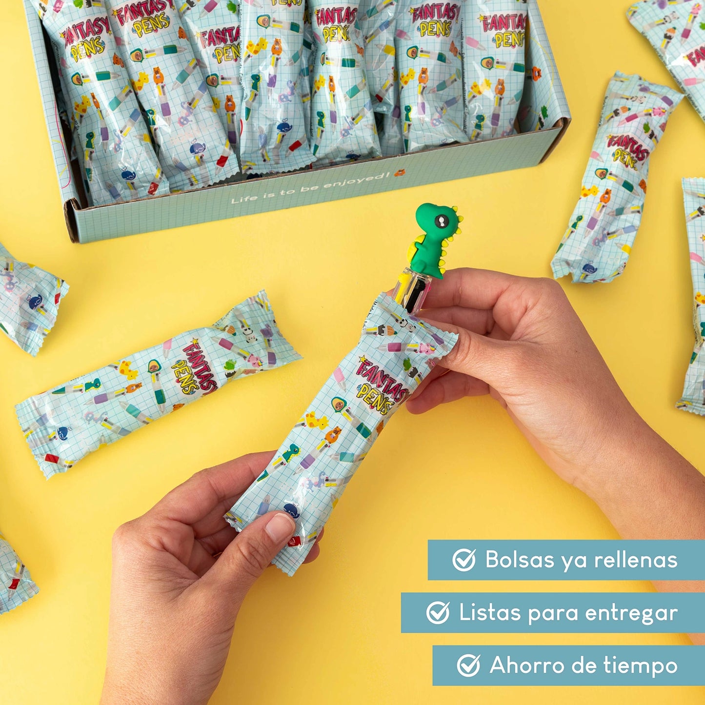 Bolígrafos Multicolor con Figuras