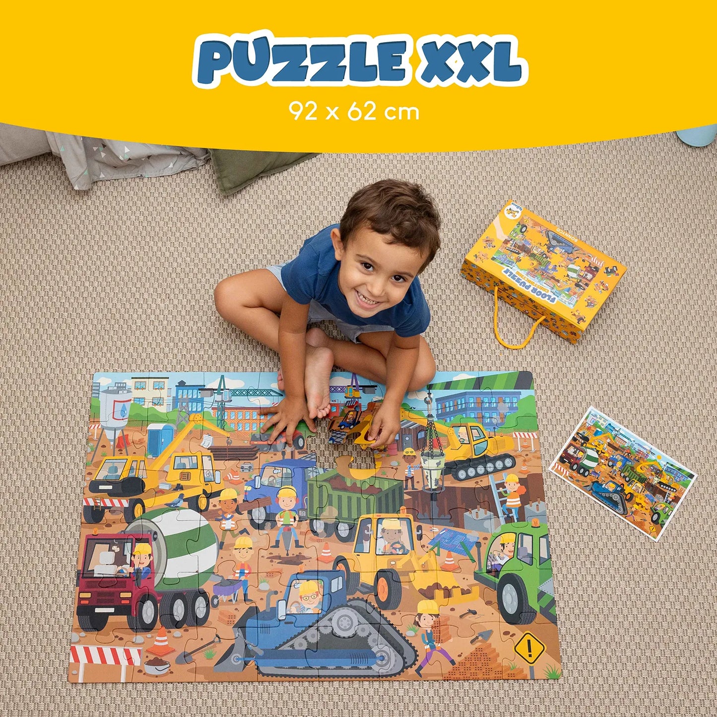 Puzzle XXL de 48 piezas - Construcción