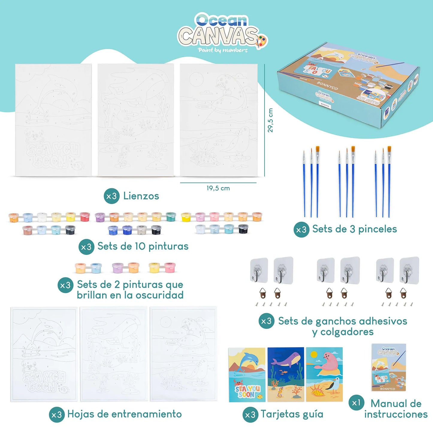 Pintar por Números - Animales Marinos