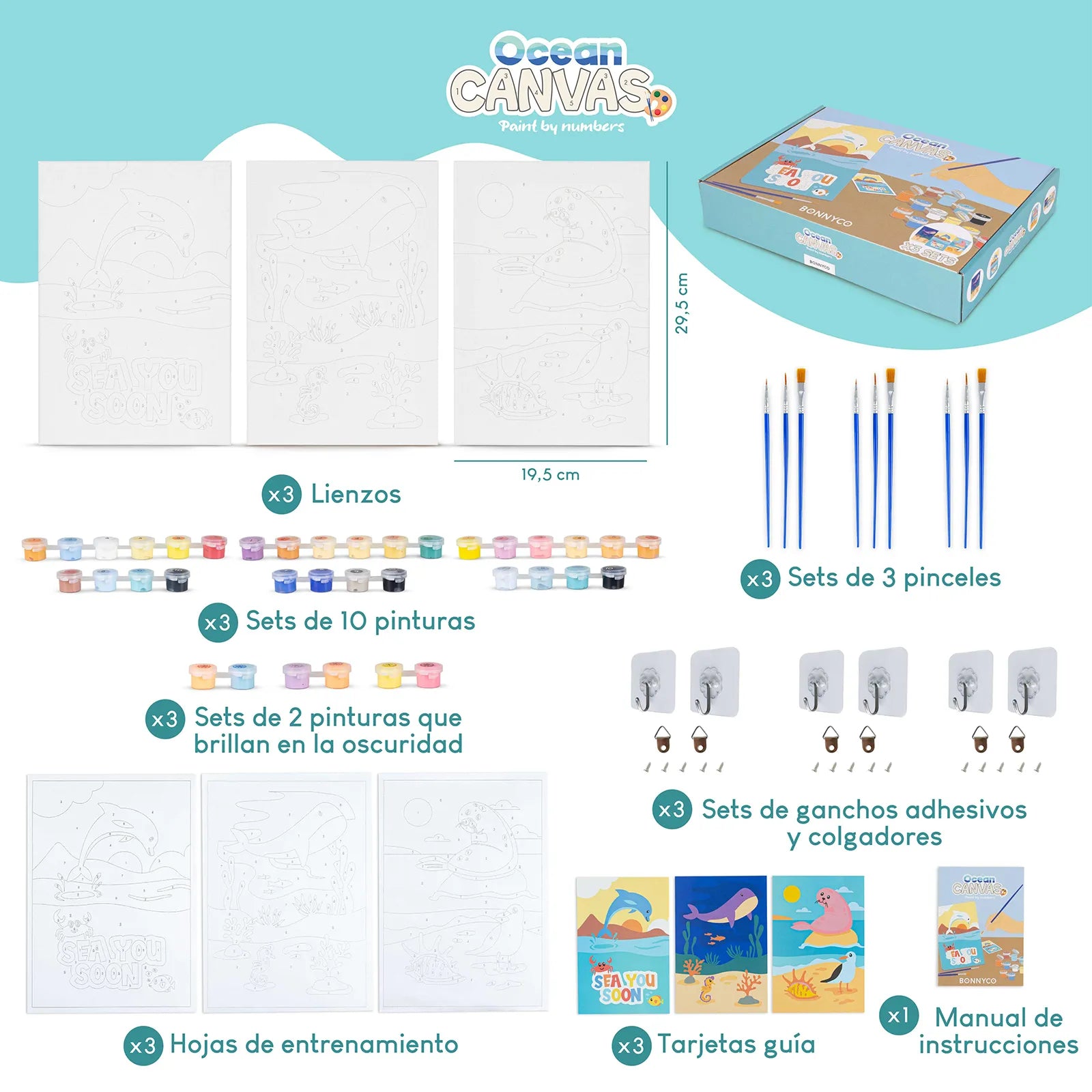 Pintar por Números - Animales Marinos