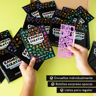 Cuadernos para Rascar con Plantillas