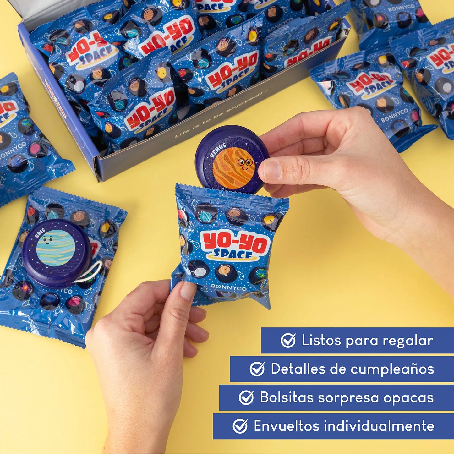 Yoyós de Madera - Espacio