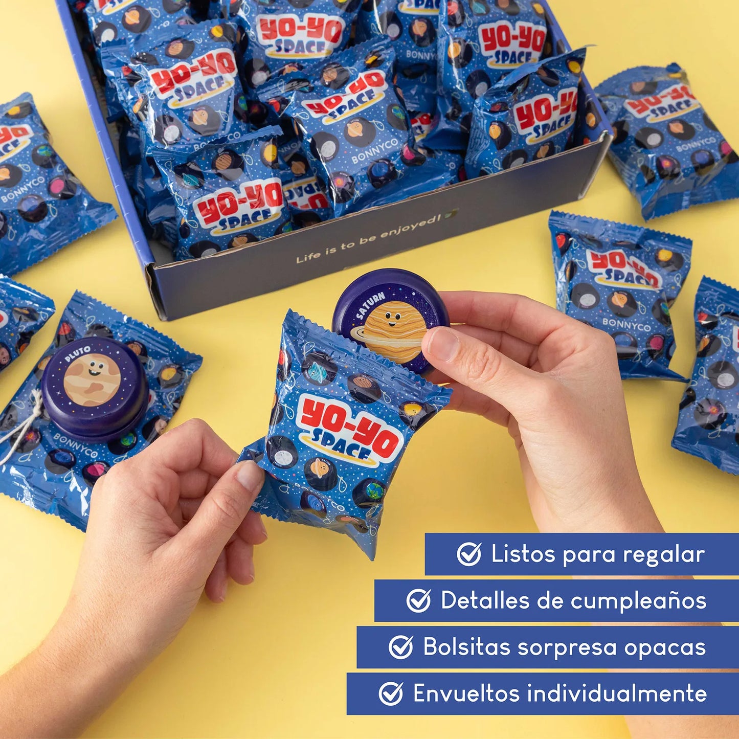 Yoyós de Madera - Espacio