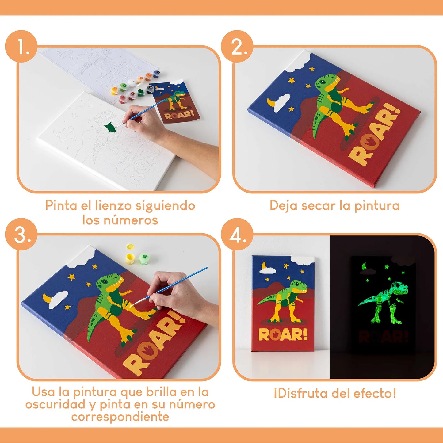 Pintar por Números - Dinosaurios