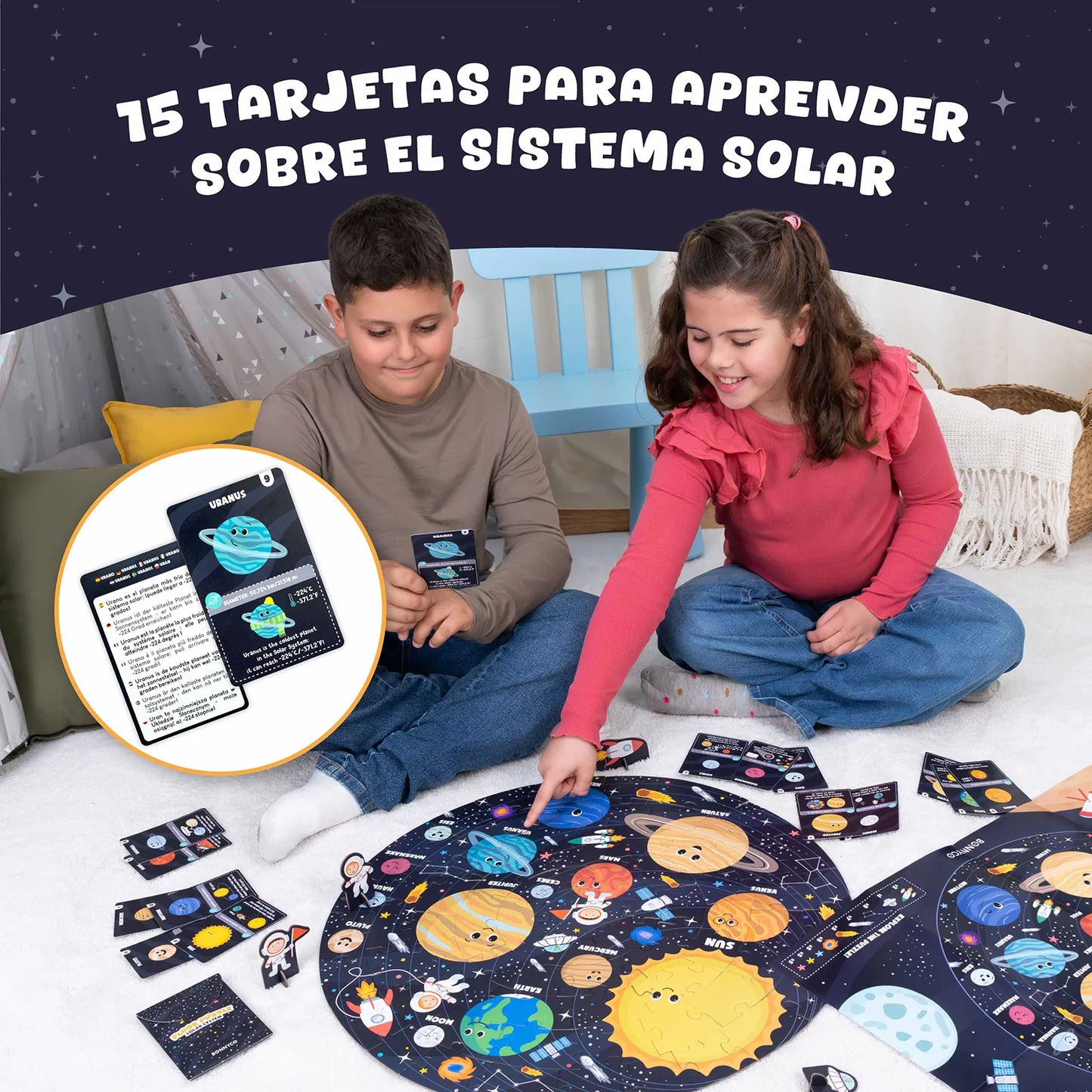 Puzzle XXL de 70 Piezas - Sistema Solar
