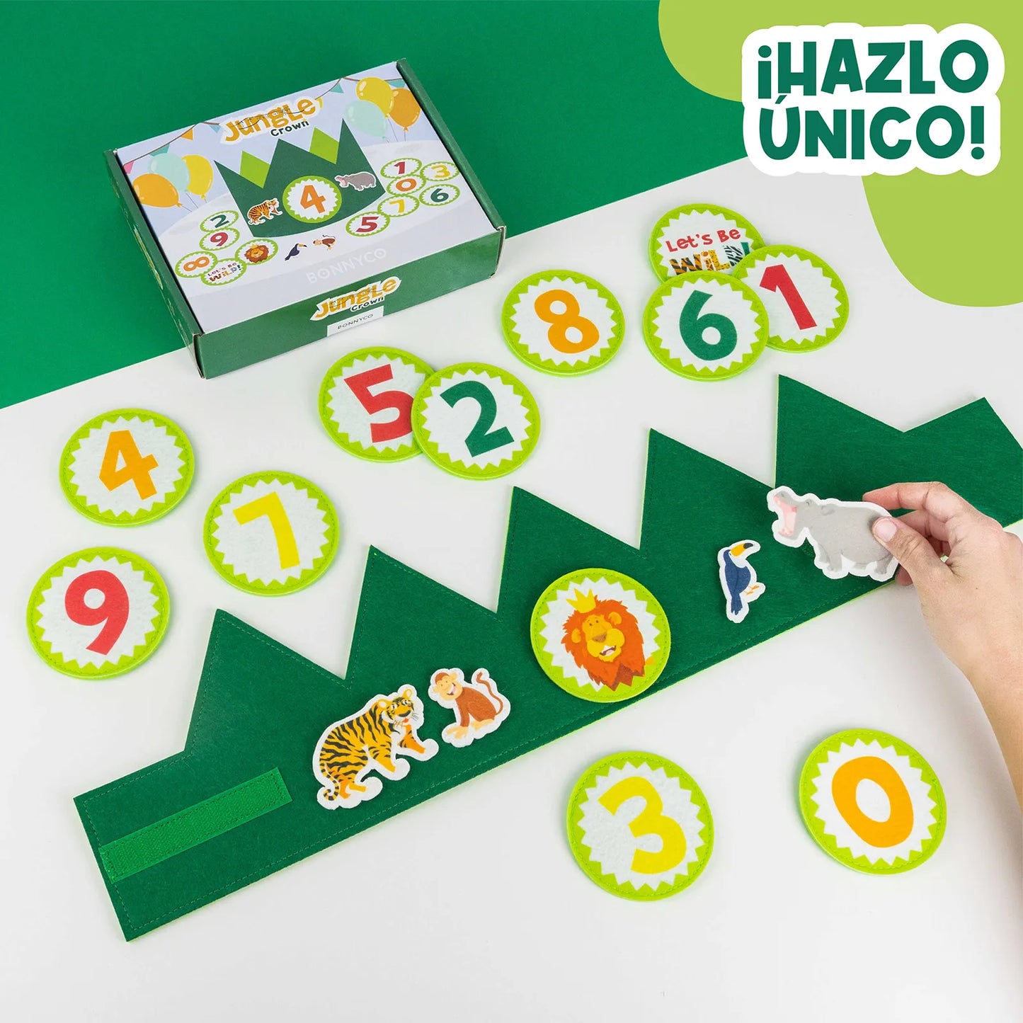 Corona de Cumpleaños - Jungla