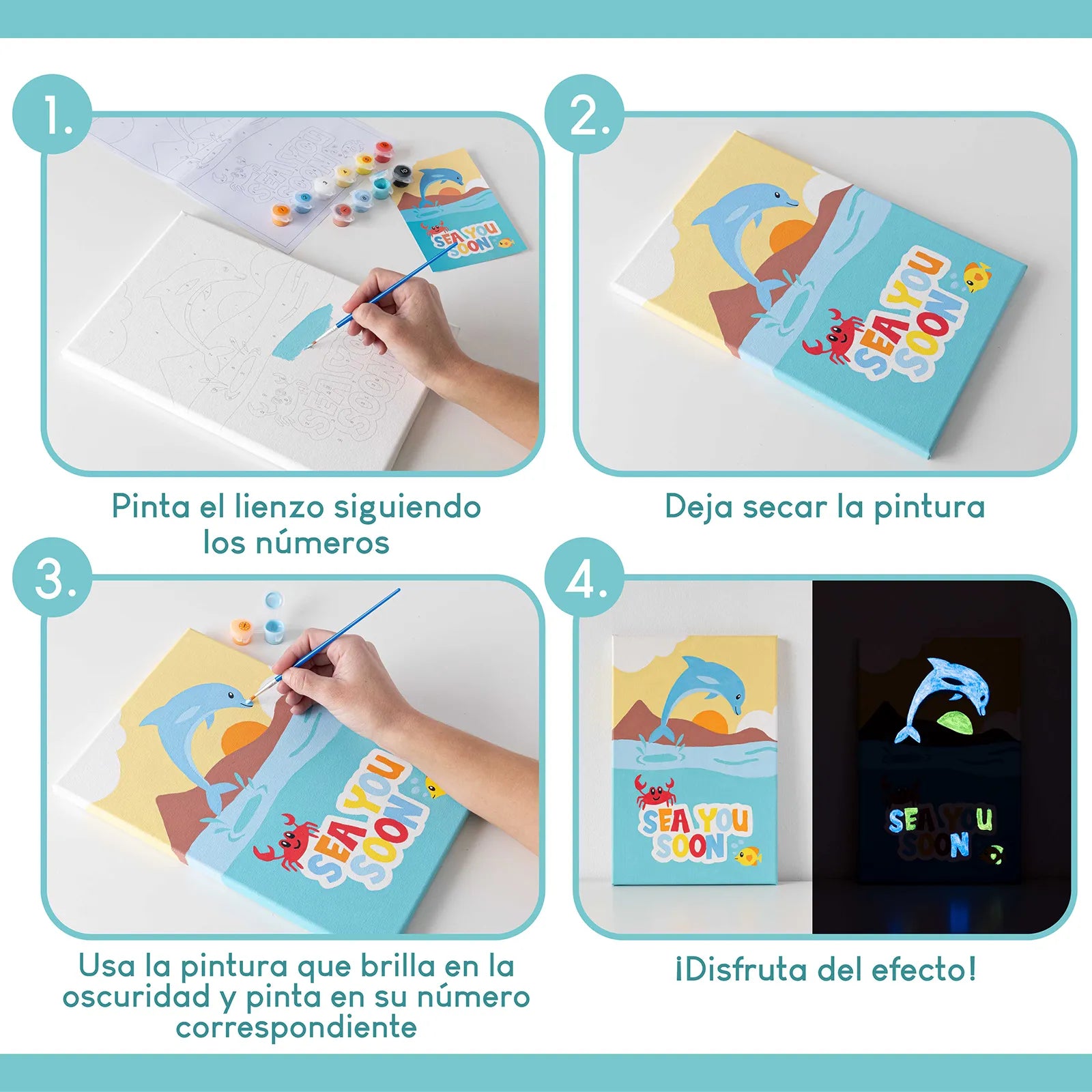 Pintar por Números - Animales Marinos