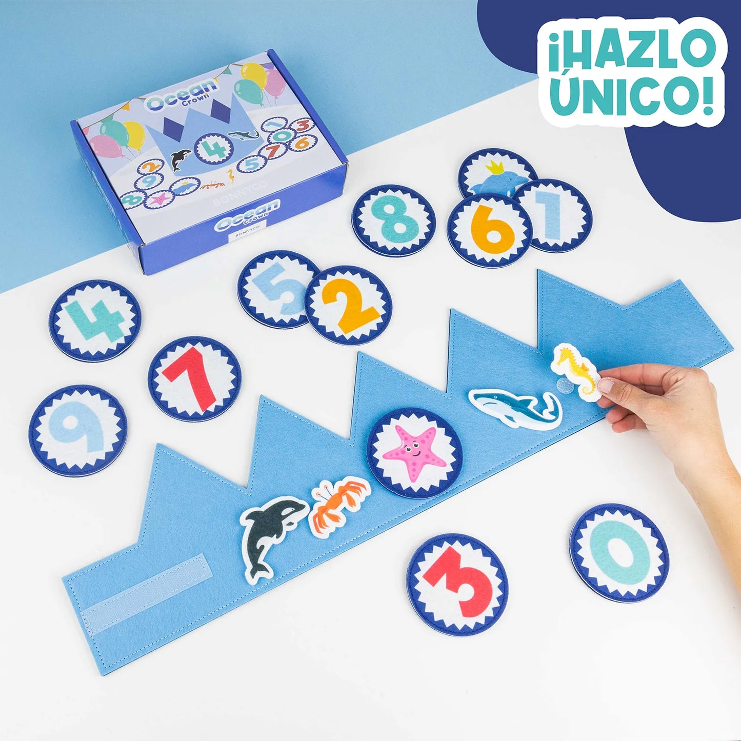 Corona de Cumpleaños - Mundo Marino