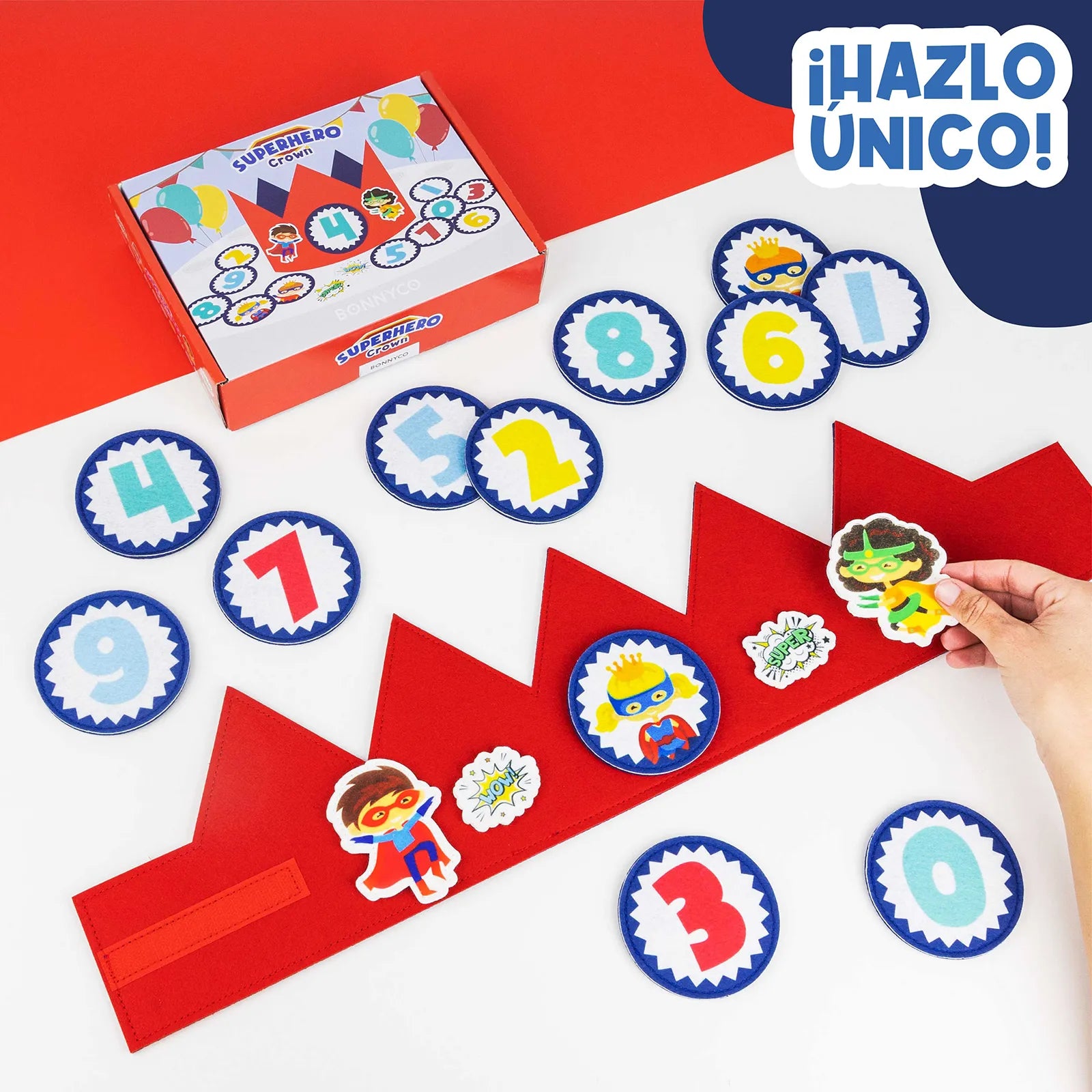 Corona de Cumpleaños - Superhéroes