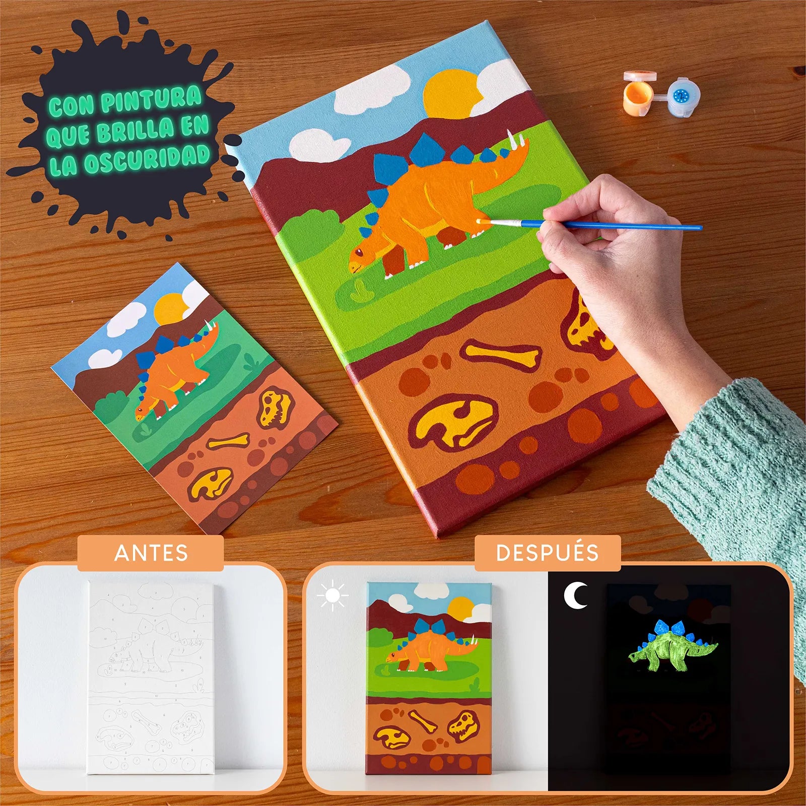 Pintar por Números - Dinosaurios