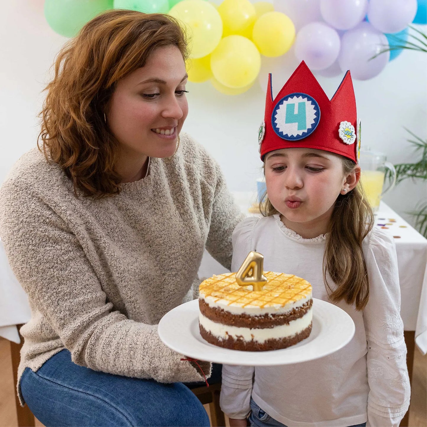 Corona de Cumpleaños - Superhéroes