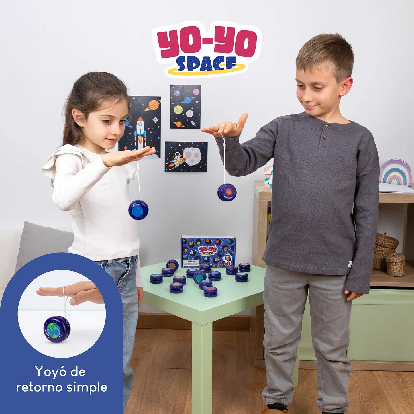Yoyós de Madera - Espacio