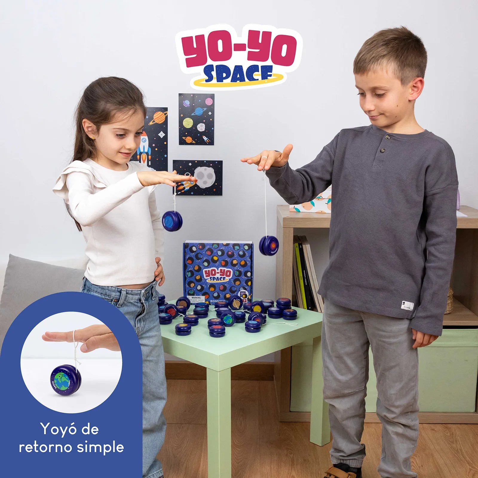 Yoyós de Madera - Espacio
