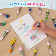Bolígrafos Multicolor con Figuras