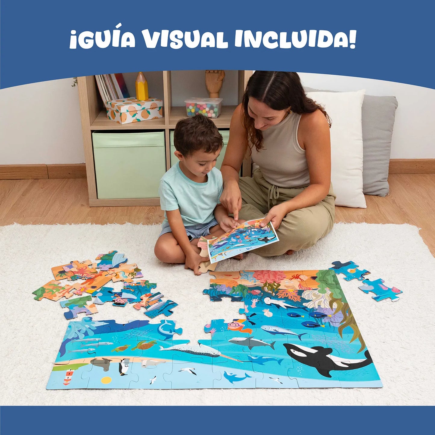 Puzzle XXL de 48 piezas - Océano