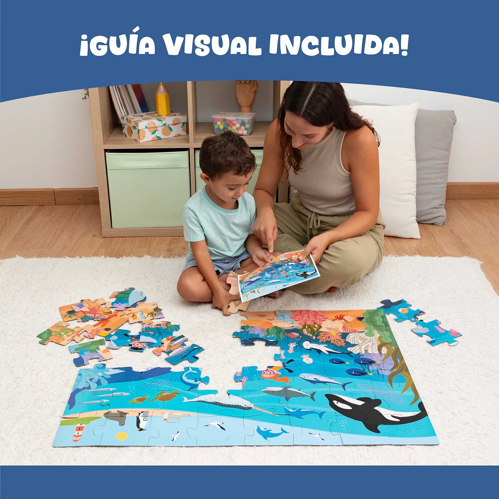 Puzzle XXL de 48 piezas - Océano