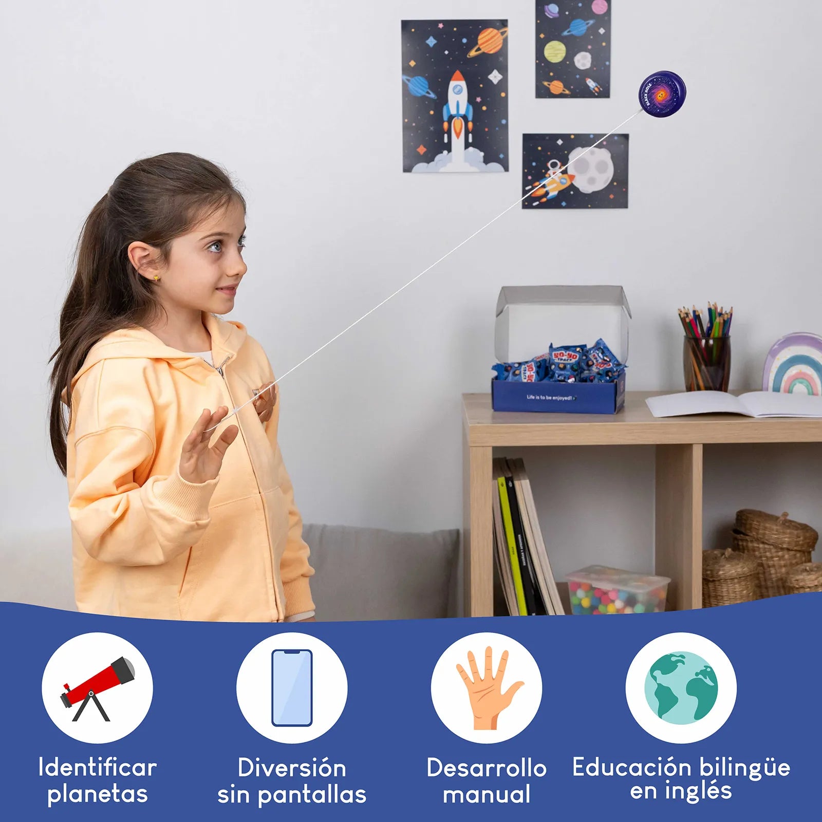 Yoyós de Madera - Espacio