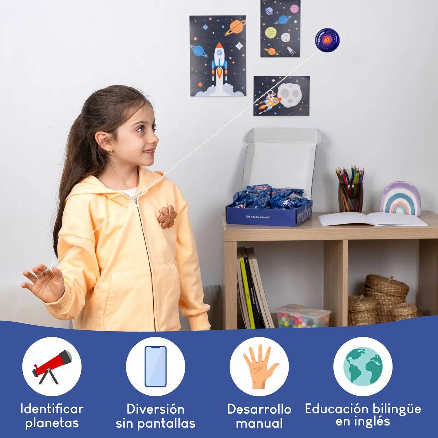 Yoyós de Madera - Espacio