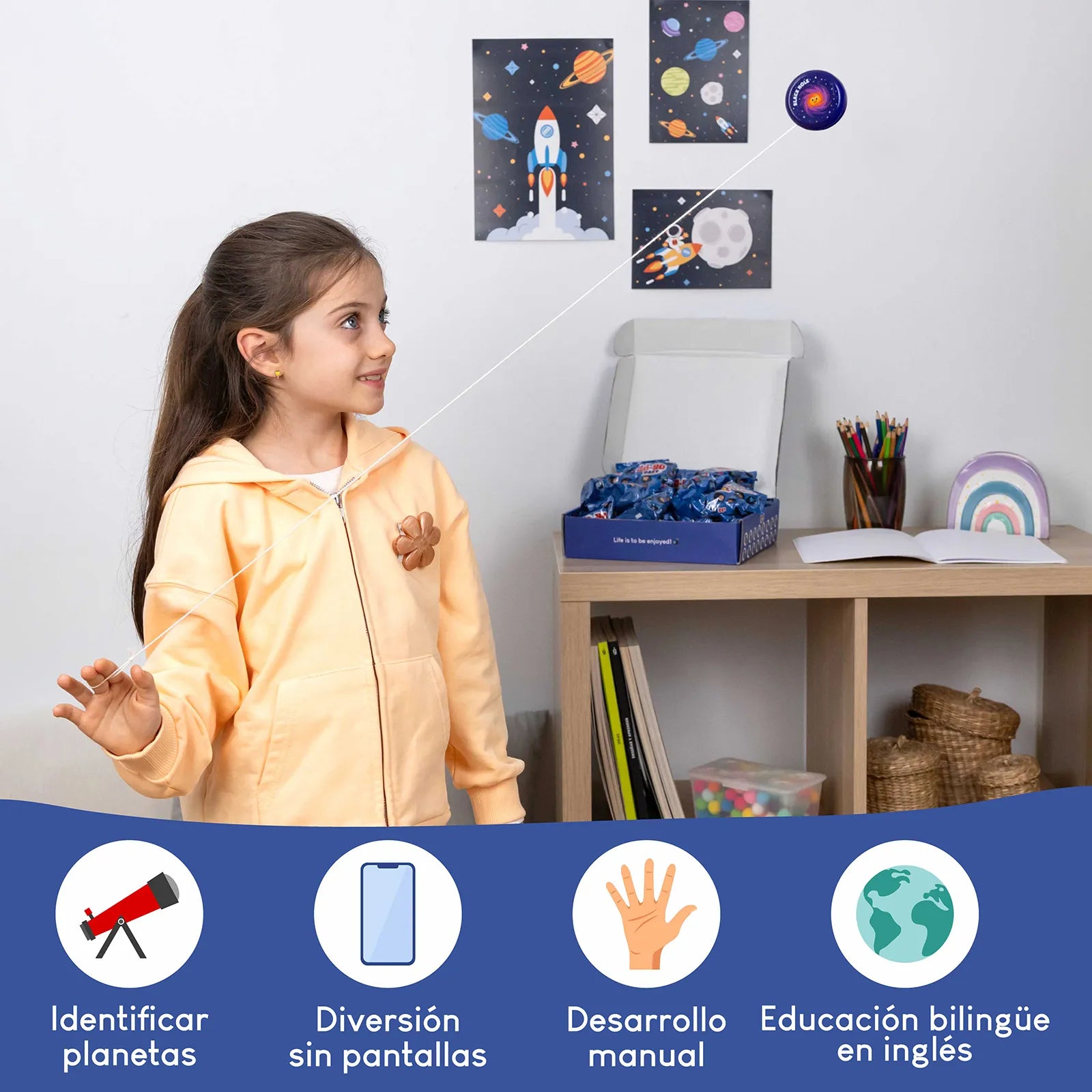 Yoyós de Madera - Espacio