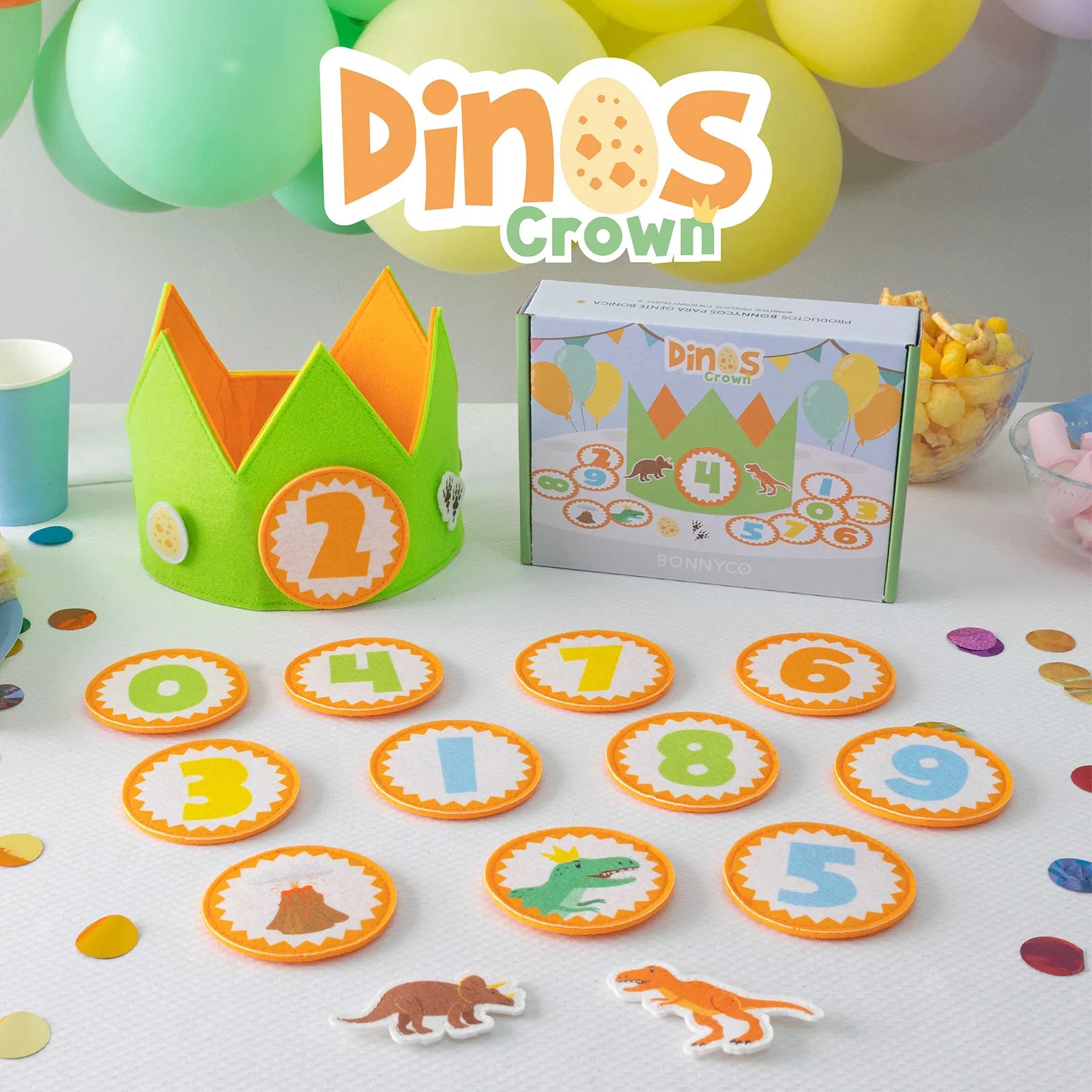 Corona de Cumpleaños - Dinosaurios