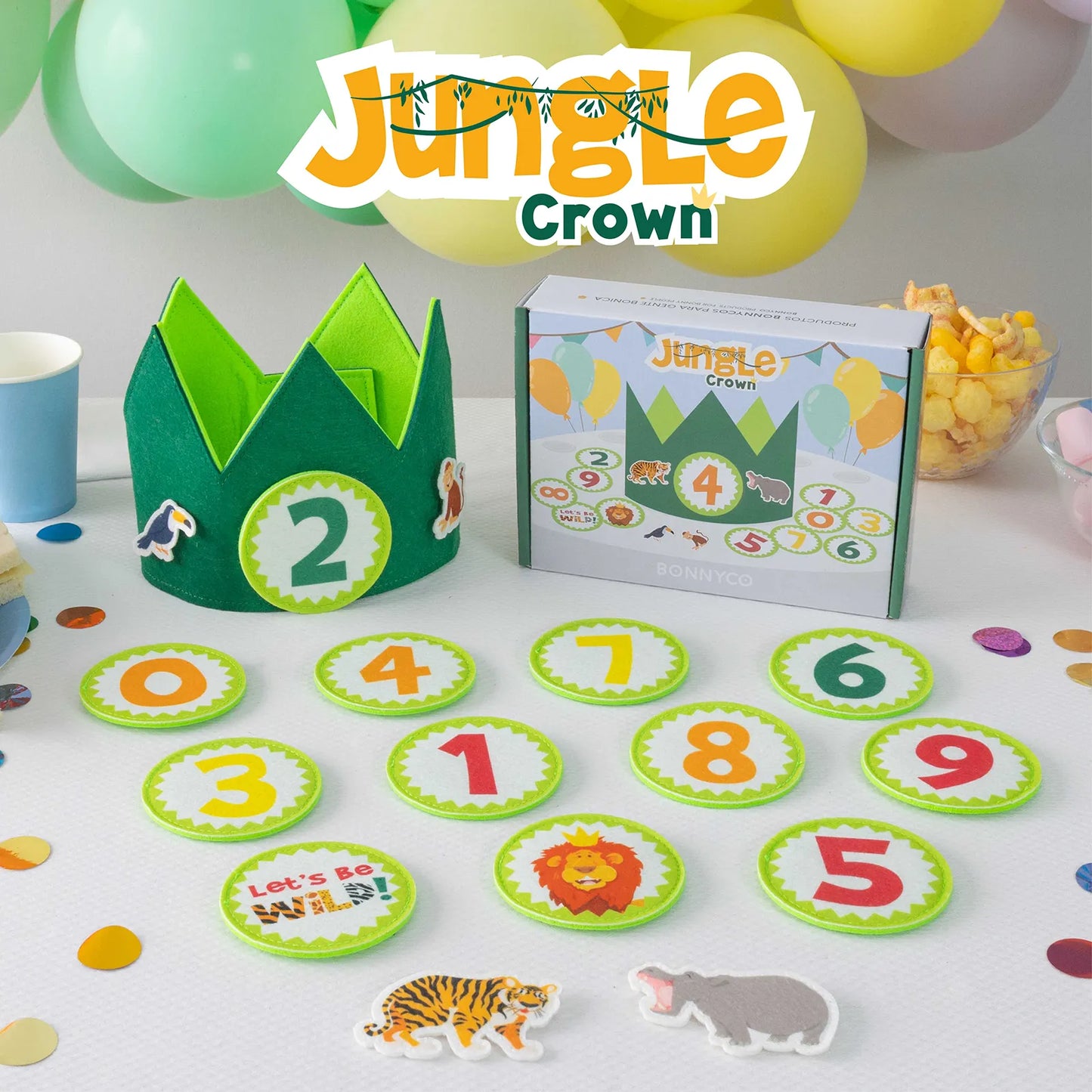 Corona de Cumpleaños - Jungla