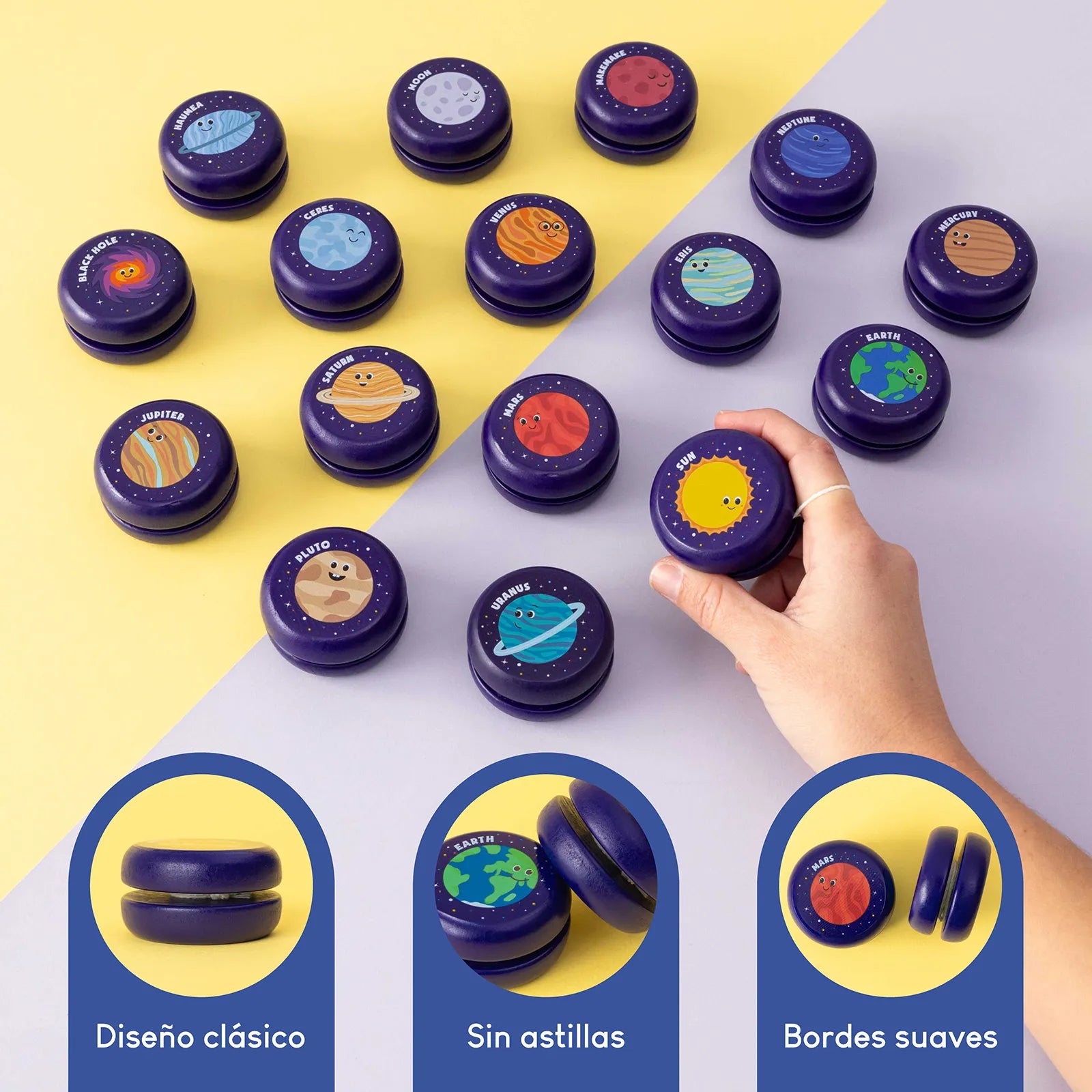 Yoyós de Madera - Espacio