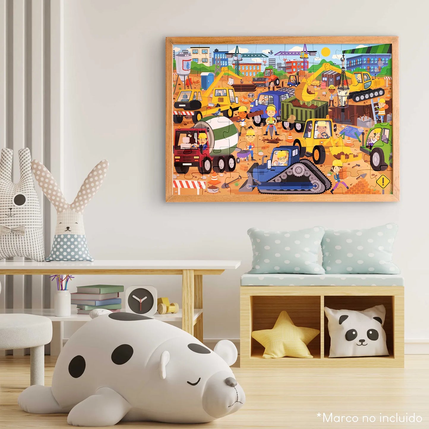 Puzzle XXL de 48 piezas - Construcción