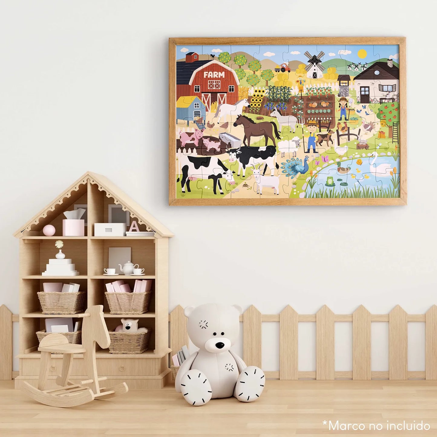 Puzzle XXL de 48 piezas - Granja