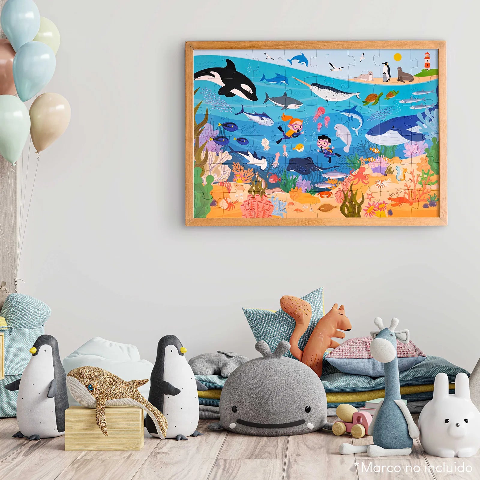 Puzzle XXL de 48 piezas - Océano