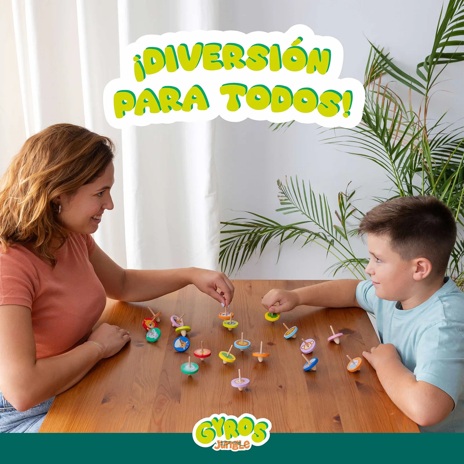 Peonzas de Madera - Jungla