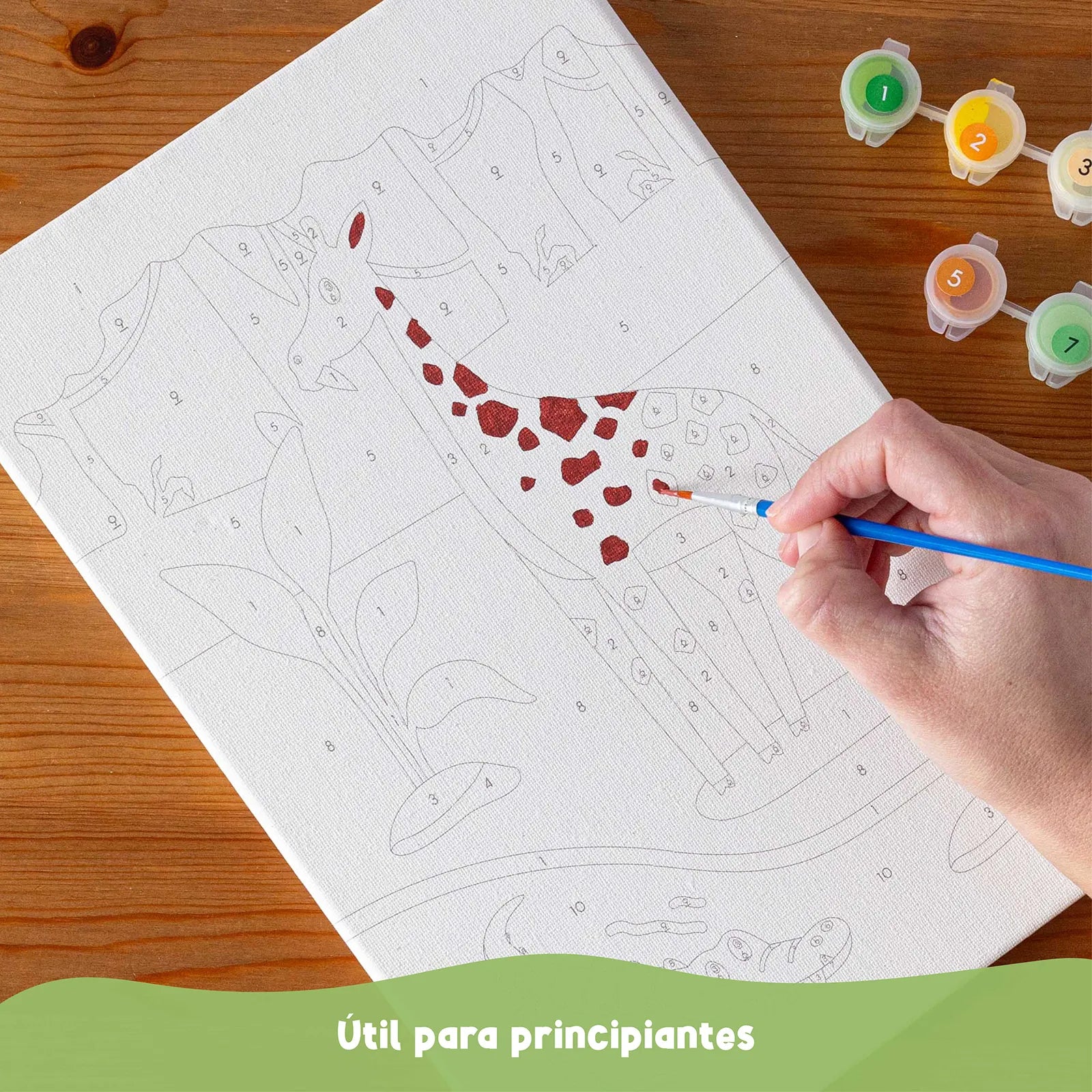 Pintar por Números - Animales de la Jungla