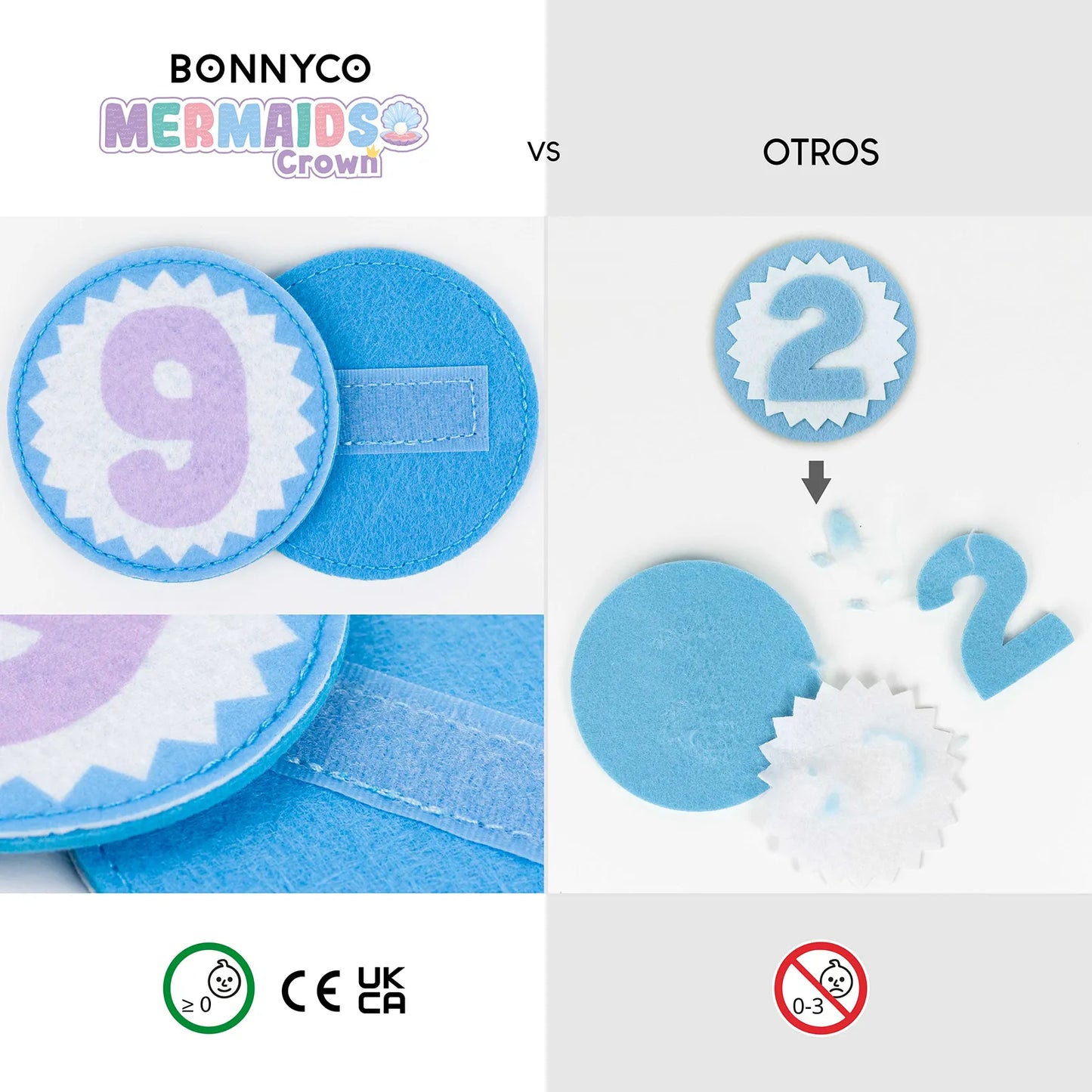 Corona de Cumpleaños - Sirenas