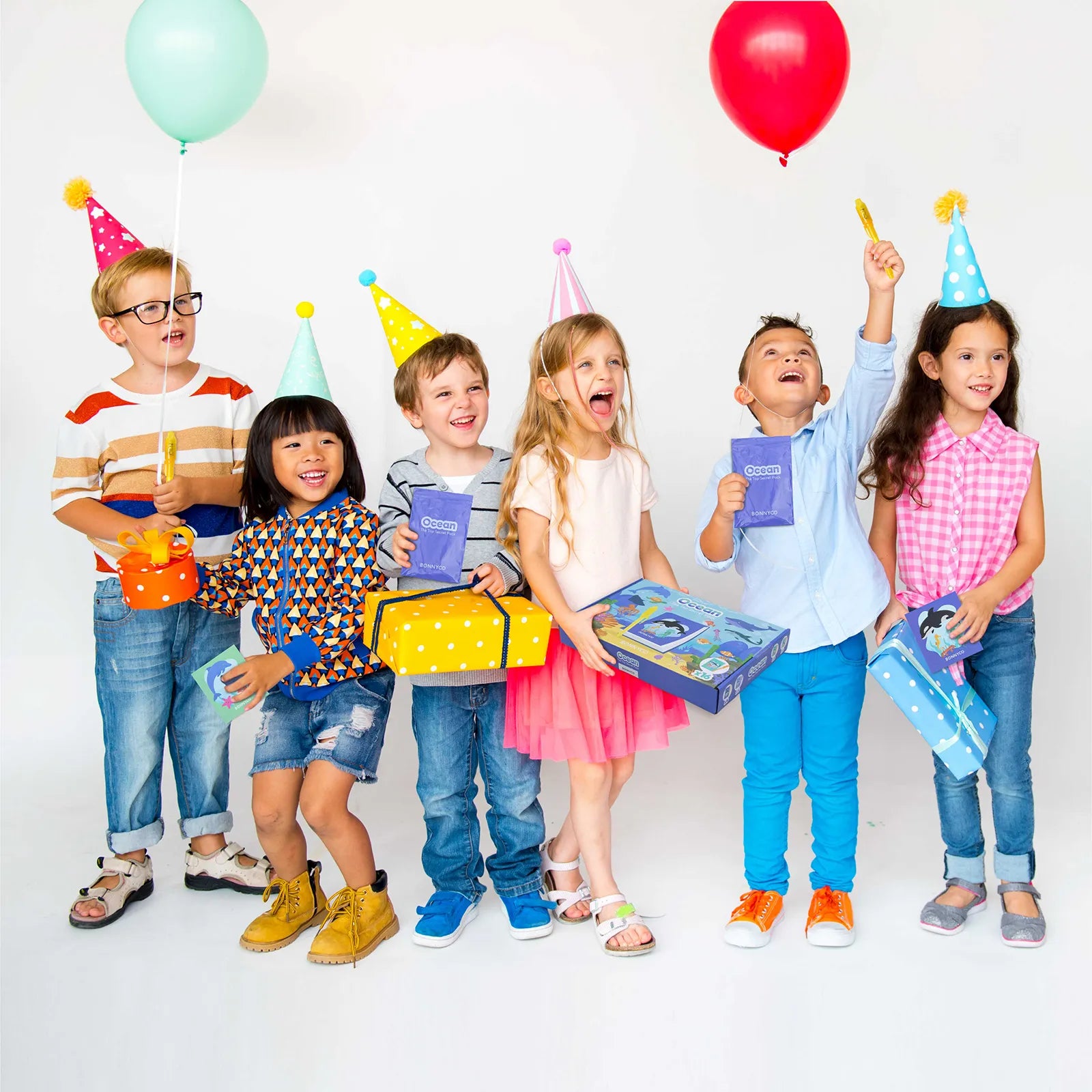 Cuadernos con Rotuladores de Tinta Invisible y Luz UV - Océano