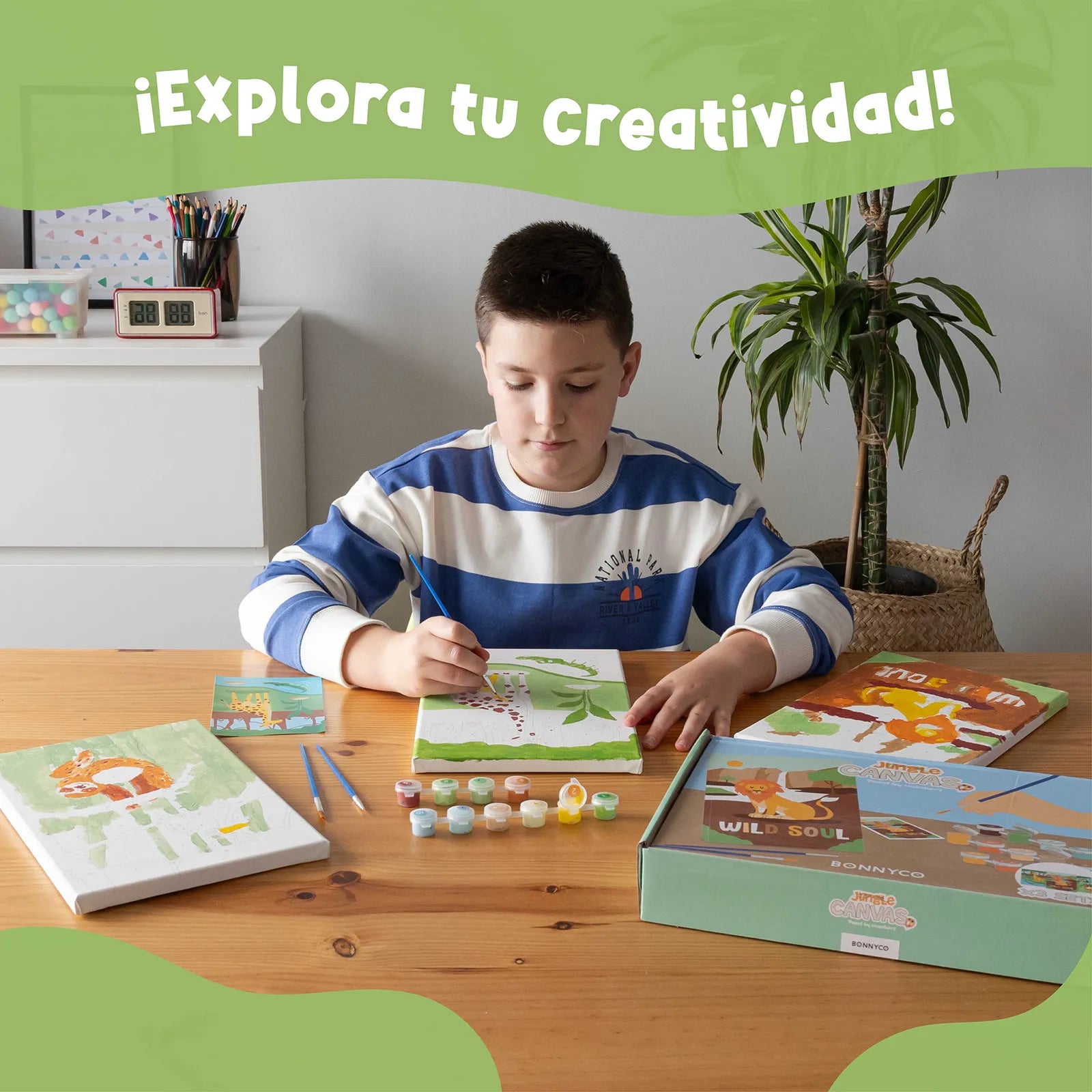 Pintar por Números - Animales de la Jungla