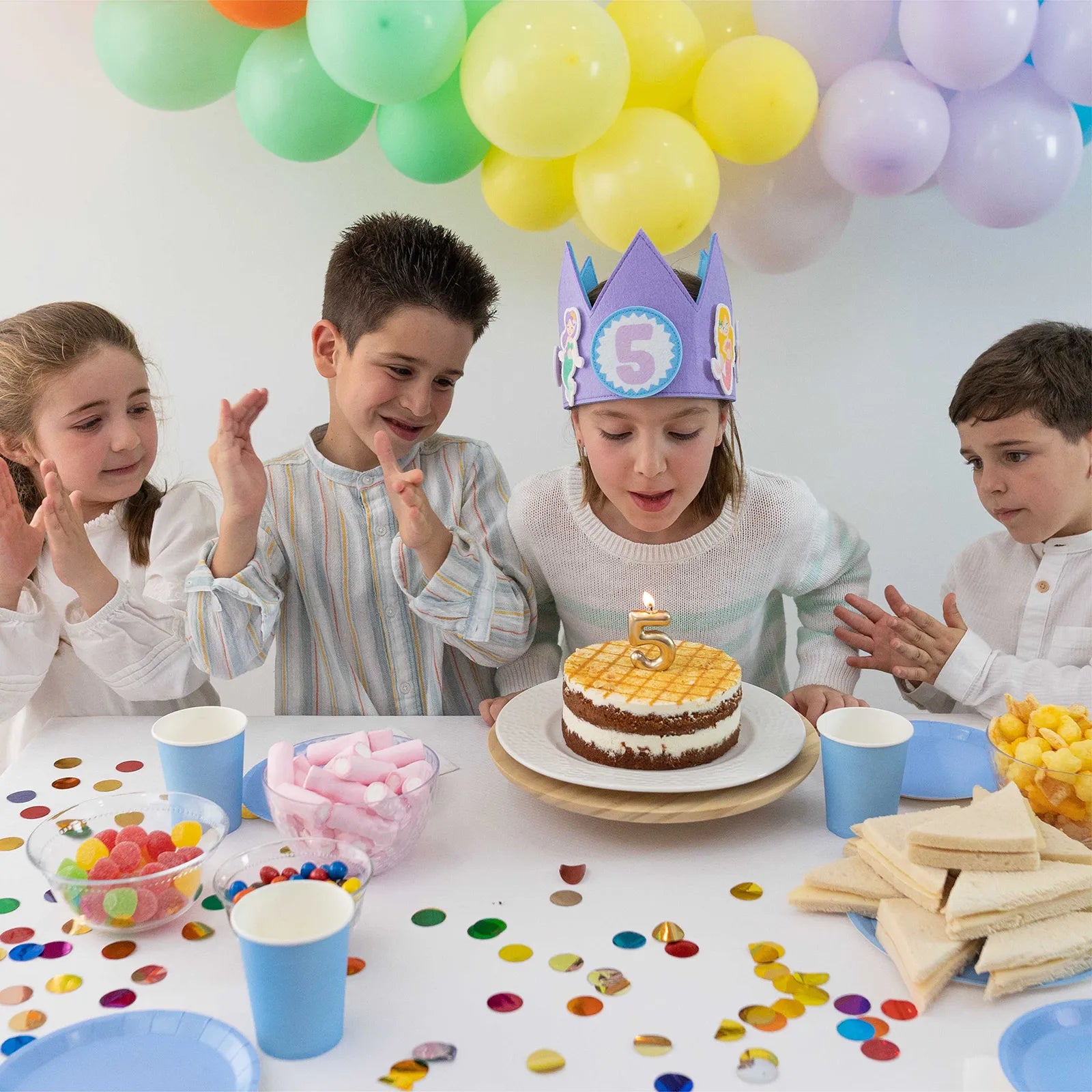 Corona de Cumpleaños - Sirenas