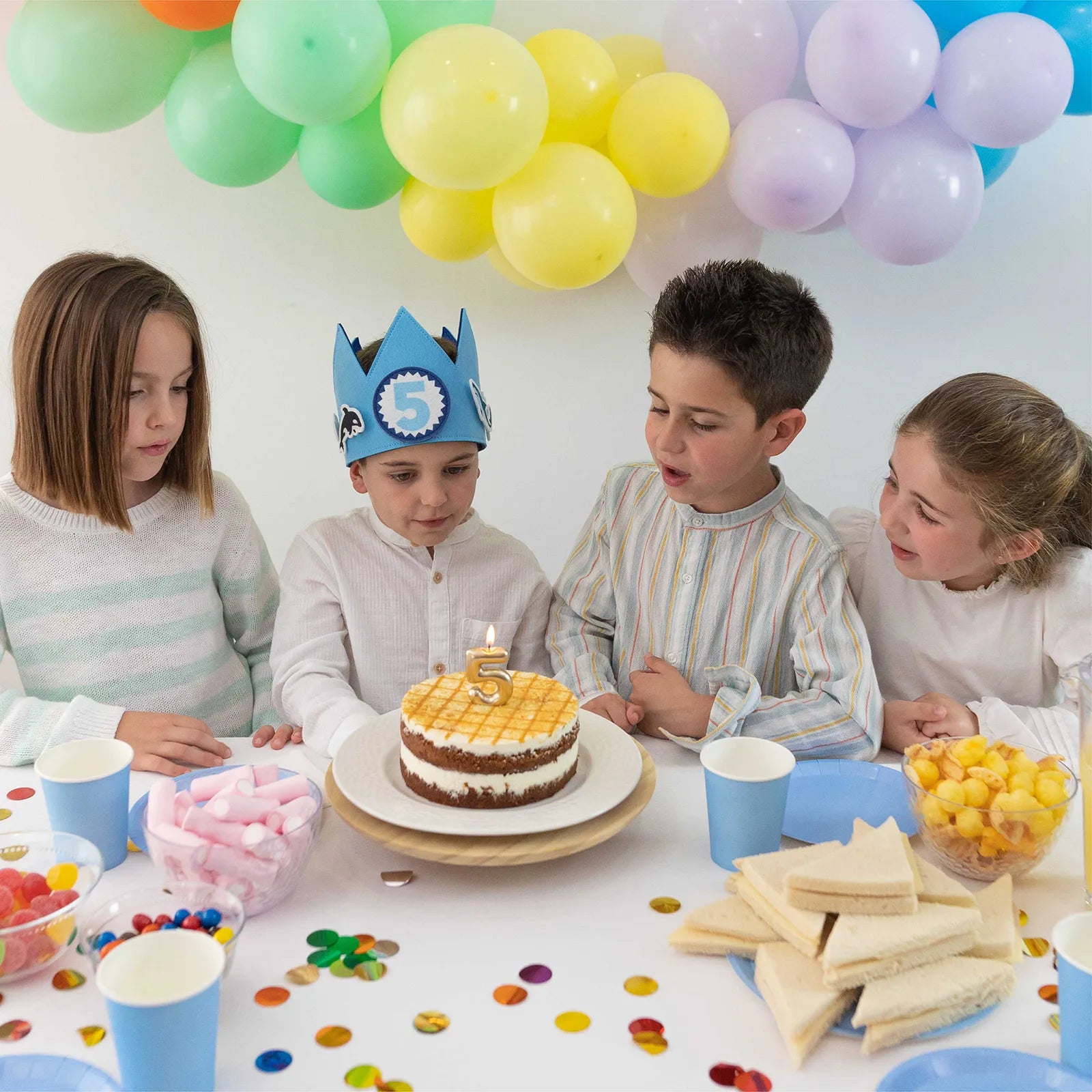 Corona de Cumpleaños - Mundo Marino