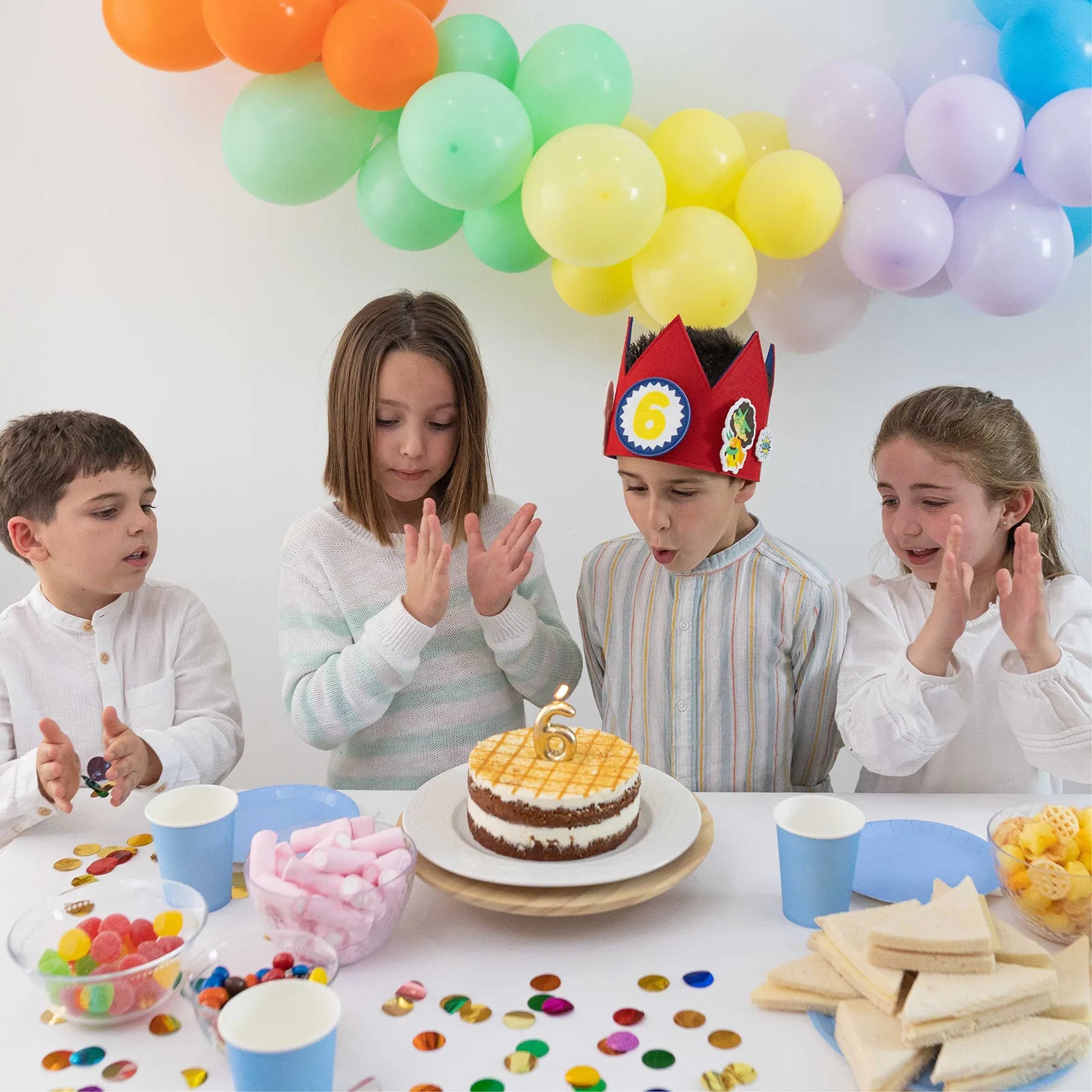 Corona de Cumpleaños - Superhéroes