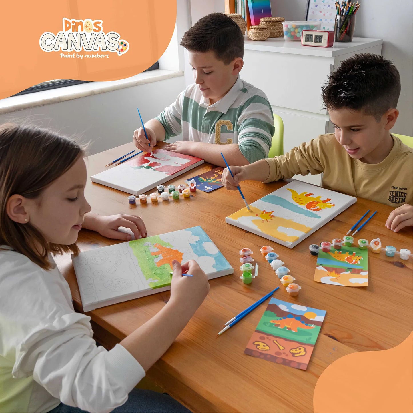 Pintar por Números - Dinosaurios