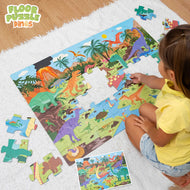Puzzle XXL de 48 Piezas - Dinosaurios