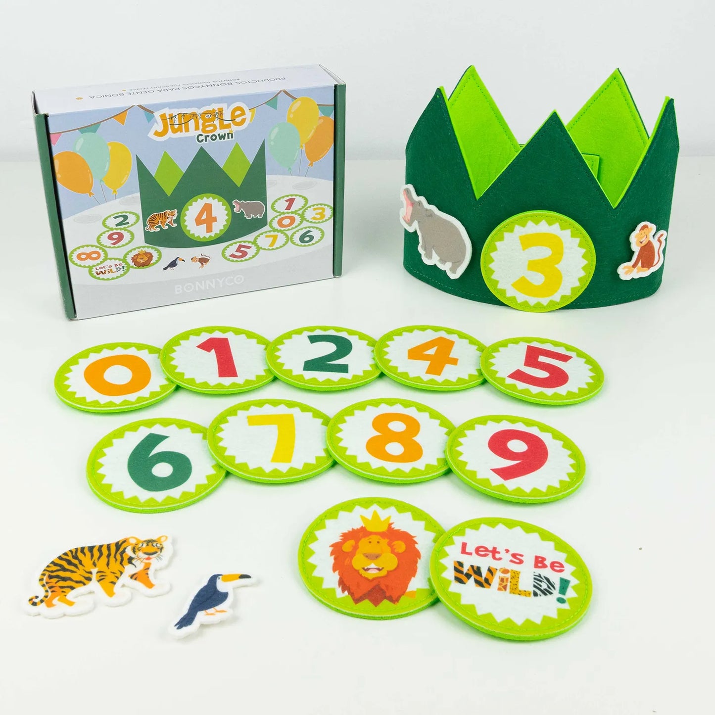 Corona de Cumpleaños - Jungla